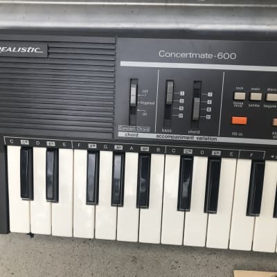 Realistic  Concertmate 600 ~ Vintage Synthesizer Keyboard ~ (like Casio MT-100) ~ Serviced image 4