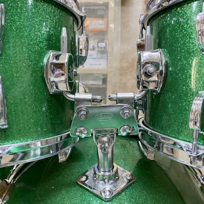 Ludwig Hollywood 1969 Green sparkle image 5