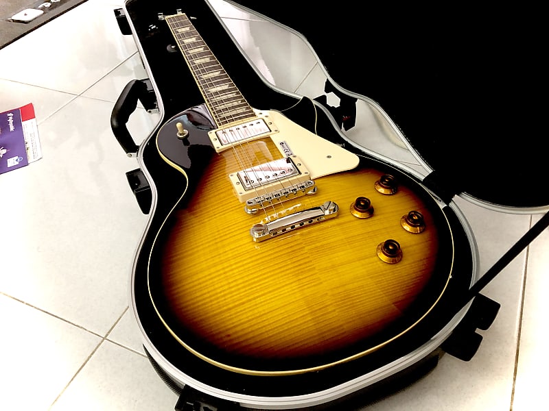 Made in Japan 🇯🇵 | Fujigen FGN Neo Classic LS20 Les Paul, Flame Tobacco  Sunburst