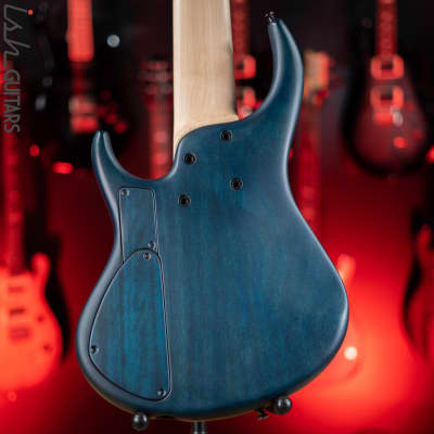 MTD 635-24 6-String Bass Quilt Maple Blue Burst Satin image 8