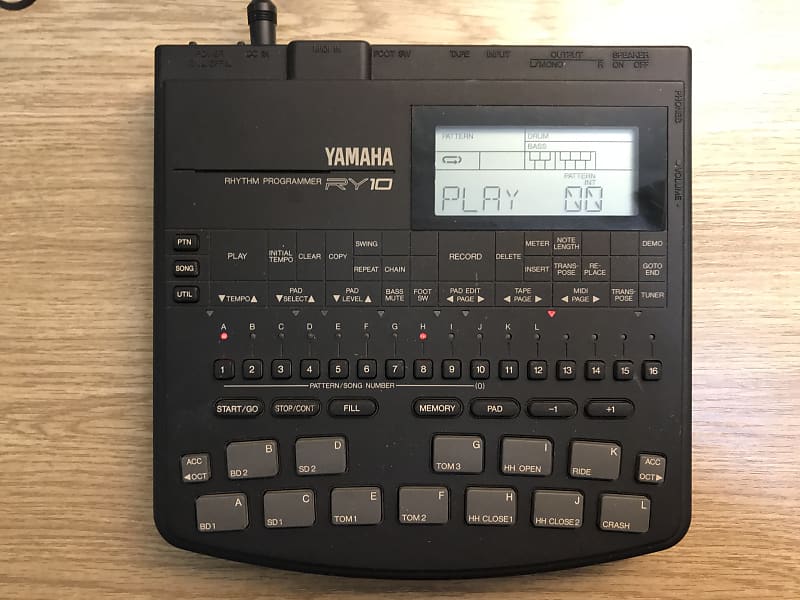 YAMAHA リズムプログラマー　RY10 Yamaha RY10 (SOS Jul 92)