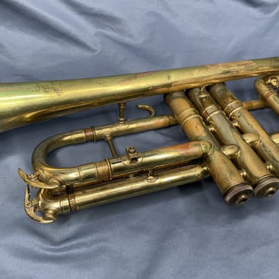 1940 Conn 80a? Long Cornet (trumpet) project horn image 9