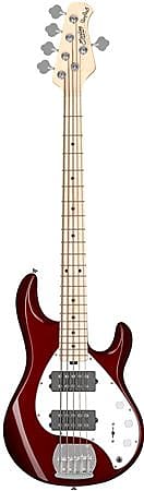 Sterling StingRay SR5HH Bass Candy Apple Red image 1