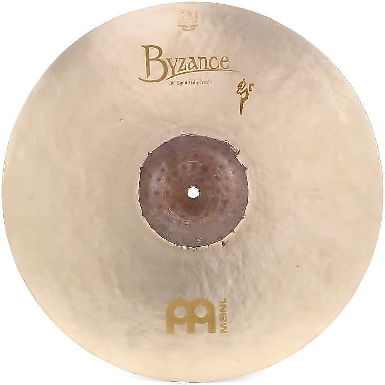 Meinl 18" Byzance Vintage Sand Benny Greb Thin Crash Cymbal w/ Demo Video B18SATC image 1