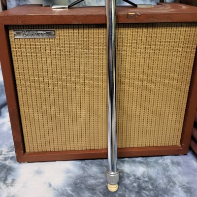 Vintage 1966 Electro by Rickenbacker Model 100 Lap Steel with legs Hard Shell Case with Original 12 inch Amp image 10