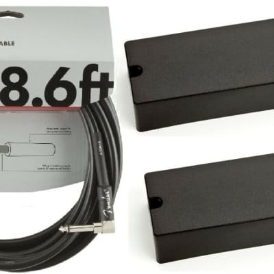 Seymour Duncan ASB2-5s Active Soapbar 5 String Bass Phase II Pickup Set ( 18 FENDER CABLE )