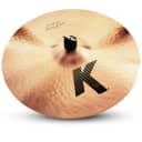 Zildjian 18" K Custom Series Session Crash Thin Drumset Cast Bronze Cymbal with Low Pitch and Mid Sound K0991
