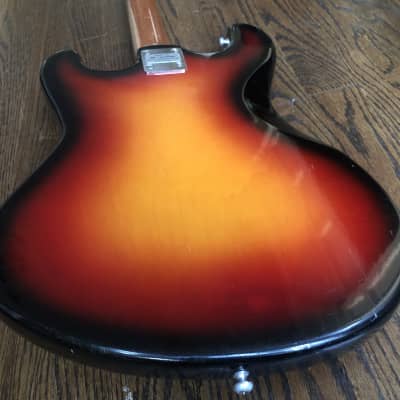 Sears Roebuck Model 319-1412 Electric Guitar 1970’s MIJ (Made In Japan) w/ Gig Bag image 16