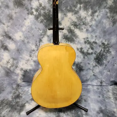 Video Demo 1958 National Dynamic  Archtop Electric Natural Carved Maple Valco Pickup Hard Shell Case image 11