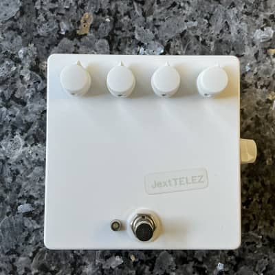 Reverb.com listing, price, conditions, and images for jext-telez-white-pedal