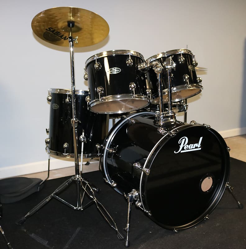 Pearl Center Stage Drum Set with Sabian Cymbals and Accessories