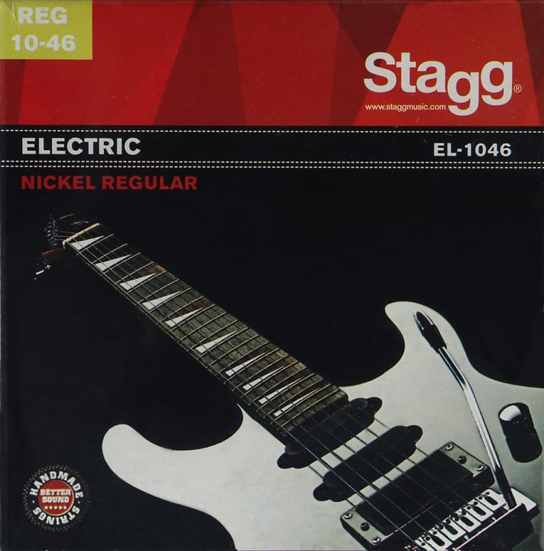 Stagg Regular EL-1046 Nickel Plated Steel Strings For Electric Guitar image 1