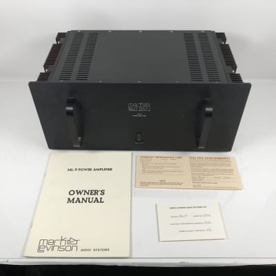 Mark Levinson ML-9 Vintage Class AB₂ Amplifier image 1