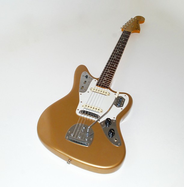 Fender Jaguar Japan 2002 Shoreline Gold CIJ JG66 85