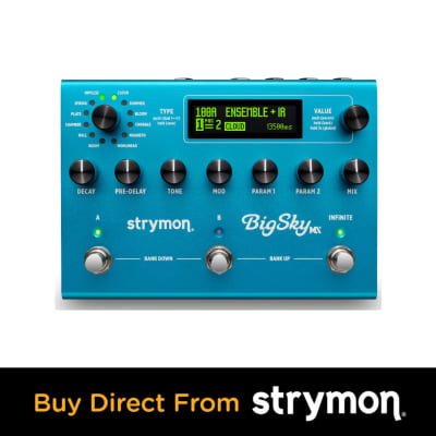 Strymon BigSky MX Reverb Workstation Pedal - Used | Reverb