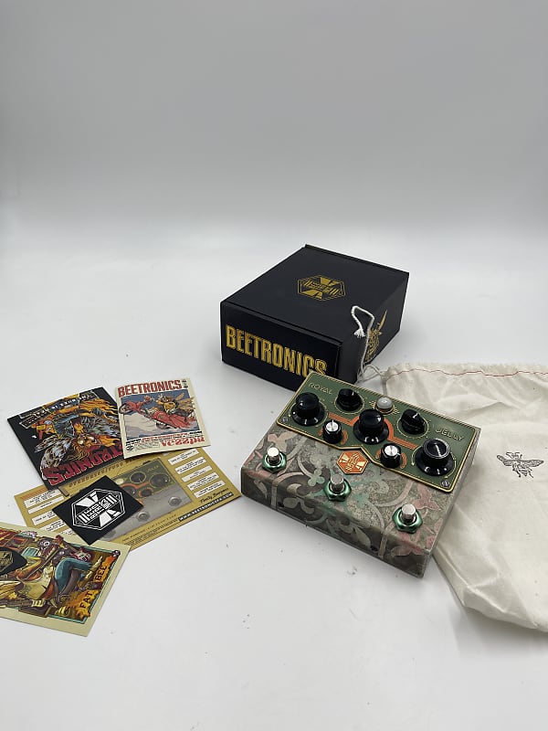 SPRING STOCK UP// SUPER RARE CUSTOM PAINTED Beetronics Royal Jelly Overdrive / Fuzz image 1