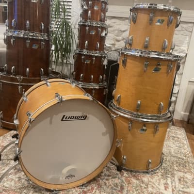 Ludwig 6ply Maple 1981 Maple Thermogloss 12/16/18/22 image 1