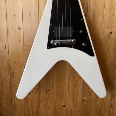 2011 Gibson Melody Maker Flying V ''Upgraded''+EMG Active+++  White for sale