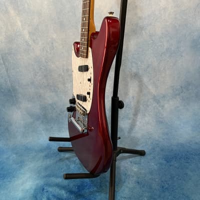 2010 Fender Japan MG-69 Mustang Old Candy Apple Red MIJ LH Left image 10