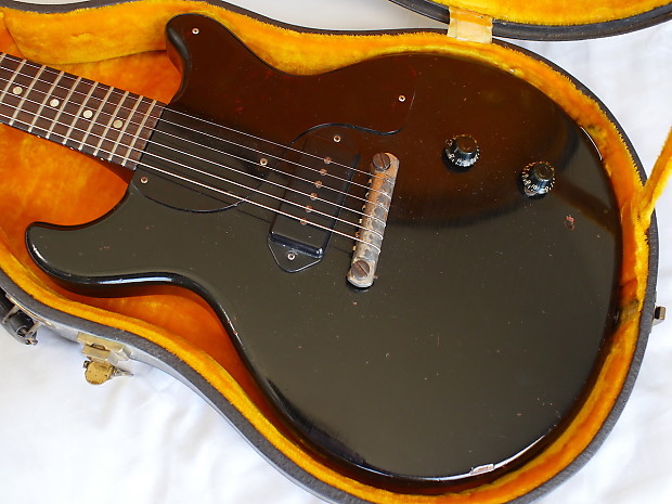 Black les paul junior sale