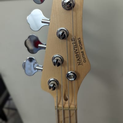 Nashville Guitar Works 215RD Electric Bass Guitar - Red image 4