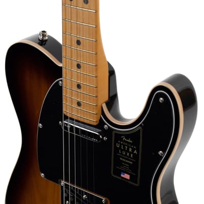 Fender American Ultra Luxe Telecaster Maple 2-Color Sunburst image 7