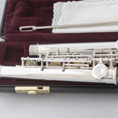 Yamaha YFL-371 Allegro Intermediate Flute *Silver Headjoint *Low-B *Split-E *Cleaned & Serviced image 10