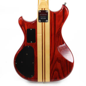 Used Early '80s Westone Thunder I-A Electric Bass in Red and Natural Gloss image 2