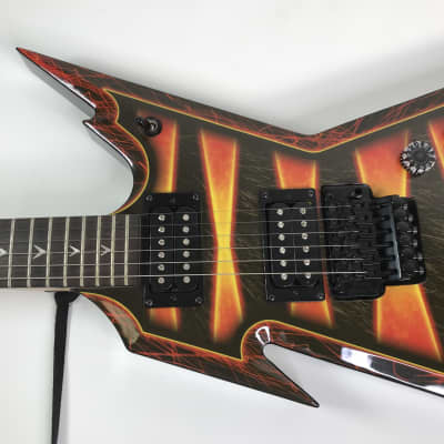 Dean Dime Dimebag Razorback Floyd Bumblebee Firefly Flame | Reverb