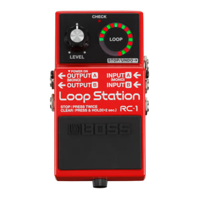 BOSS RC-1 Loop Station with Innovative Loop Indicator, Battery, AC Power, and Flexible External Foot-Switching Capabilities for sale