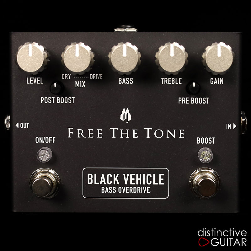 Free The Tone BV-1V Black Vehicle Bass Overdrive - Black