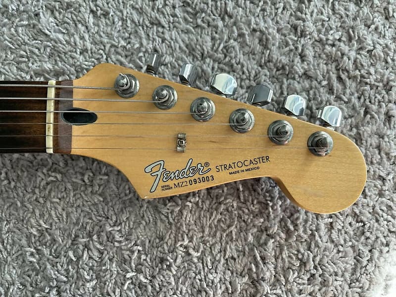 Fender Standard Stratocaster 2002 MIM HSS Agave Blue Frank | Reverb