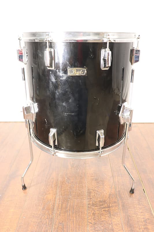 Pearl 15x16 Floor Tom Drum Black Vintage 1970 S Reverb