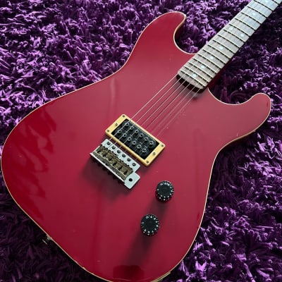 1980s Fresher Refined Series FRS SS-38 Stratocaster Crimson image 2