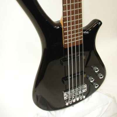Warwick Rockbass Fortress 5-String Bass Guitar, Black image 2