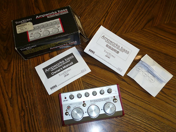 Korg ToneWorks Ampworks Bass Modeling Signal Processor | Reverb