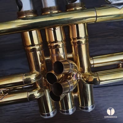 1956 Martin Imperial trumpet, mutes, Mt Vernon mouthpiece | Gamonbrass image 19