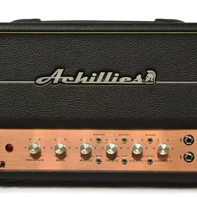 Achillies Argos 40w Head Hand Wired Amp - Black Bronco Copper image 1