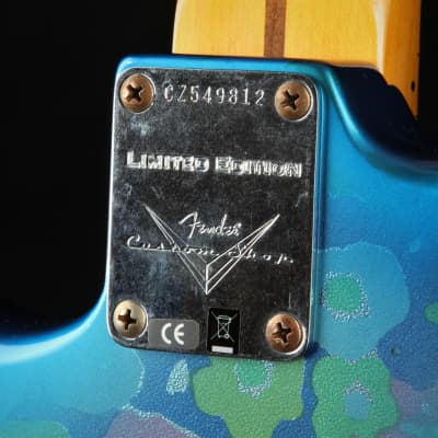 Fender Custom Shop Limited Edition El Diablo Strat Relic - Aged Blue Flower image 10