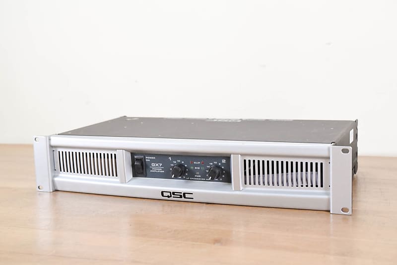 QSC GX7 Two-Channel Power Amplifier As-Is (church owned