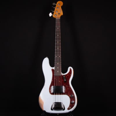 Fender Custom Shop 63 Precision P Bass Heavy Relic Sonic Blue 2023 ( R129743) image 4