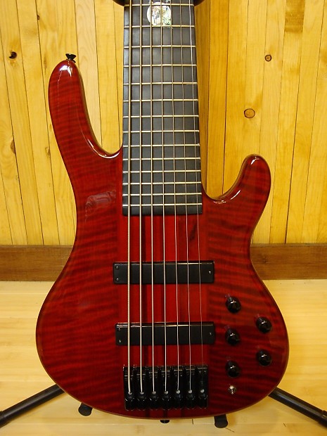 Wolf 7 String Bass Guitar AAA Flame Maple 2015 NAMM SE