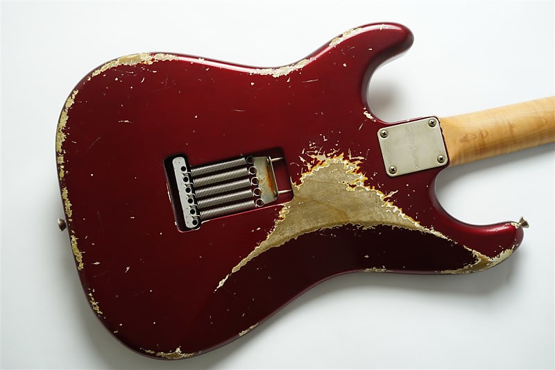 Xotic XSC-2 – Candy Apple Red Heavy Aged Xotic XSC-2 - Candy Apple Red - #2881