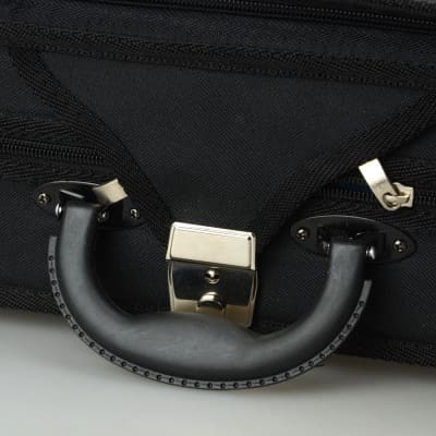 Square Shape Nylon Violin Case/Bag with Hygrometer- Black, sold by Crow Creek Fiddles image 4