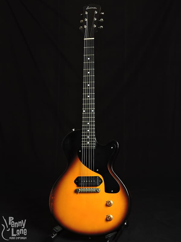 Eastman SB55/V-SB Antique Varnish Single-Cutaway Electric Guitar with Case image 1