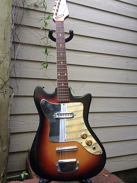 Winston/Teisco Electric Guitar 1960's? Sunburst image 1