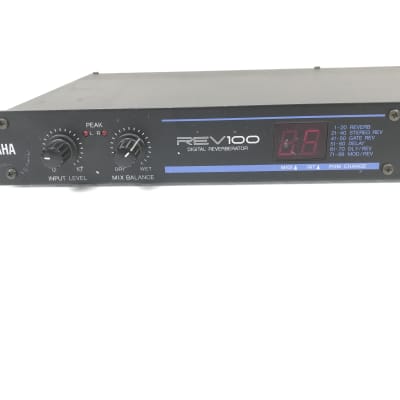 Yamaha REV100 Digital Reverberator Reverb Rack Effects image 2