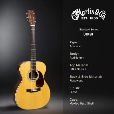 Martin 000-28 Acoustic Guitar With Hardshell Case image 5