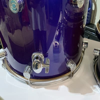 Pacific ans SPL DRUMS Tom 2000s Pearl onyx blue image 19