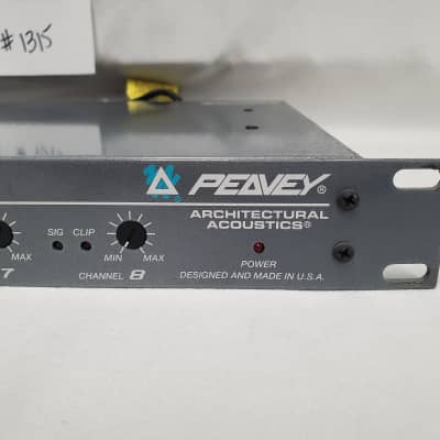 Peavey Architectural Acoustics A/A 8P 8 Channel Preamplifier #1315 Good Used Working Condition image 4